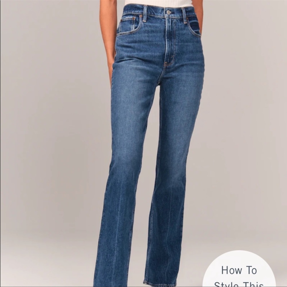 Abercrombie & Fitch The 70’s Vintage Flare Ultra High Rise Jeans 24